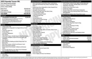 Hyundai TUCSON 2023 SEL 4dr SUV