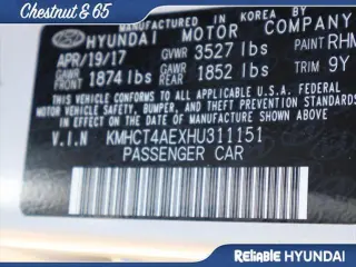 Hyundai ACCENT 2017 SE 4dr Sedan 6A