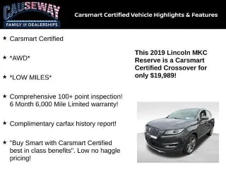 Lincoln MKC 2019 AWD Reserve 4dr SUV