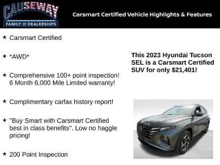 Hyundai TUCSON 2023 AWD SEL 4dr SUV