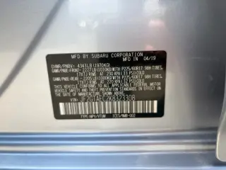 Subaru Crosstrek 2019 AWD 2.0i Premium 4dr Crossover CVT