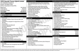 Hyundai TUCSON Hybrid 2025 AWD Limited 4dr SUV