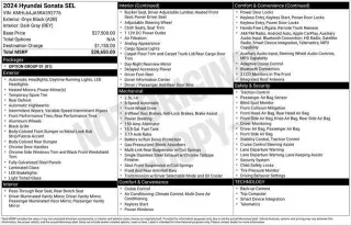 Hyundai SONATA 2024 AWD SEL 4dr Sedan