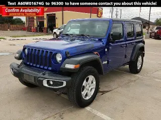 Jeep Wrangler Unlimited 2019 4x4 Sport 4dr SUV