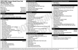 GMC Canyon 2023 4x4 Denali 4dr Crew Cab 5 ft. SB