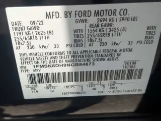 Ford Explorer 2022 AWD XLT 4dr SUV