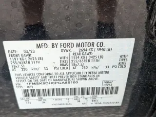 Ford Explorer 2023 AWD XLT 4dr SUV