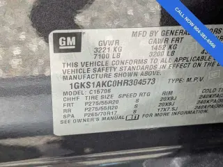 GMC Yukon 2017 4x2 SLE 4dr SUV