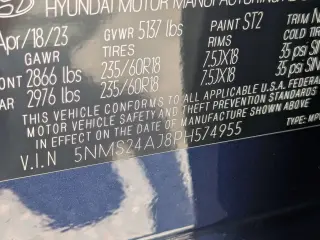 Hyundai SANTA FE 2023 SEL 4dr Crossover