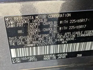 Toyota RAV4 Hybrid 2025 AWD LE 4dr SUV