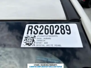 2026 Subaru Impreza