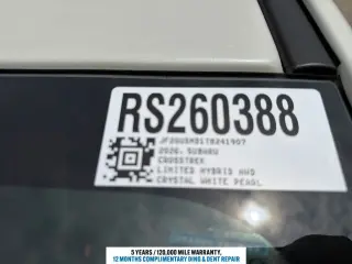 2026 Subaru Crosstrek