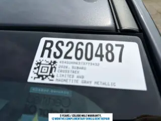 2026 Subaru Crosstrek