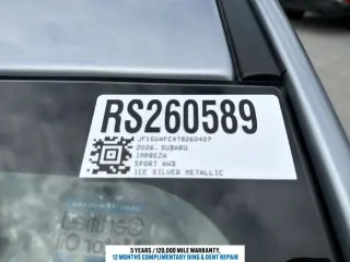 2026 Subaru Impreza