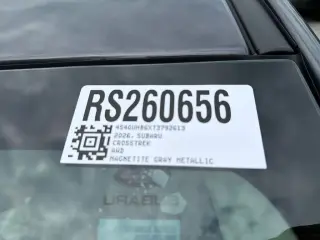 2026 Subaru Crosstrek