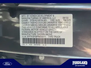 Honda Ridgeline 2023 AWD RTL 4dr Crew Cab 5.3 ft. SB