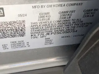 Chevrolet Trax 2025 RS 4dr Crossover w/2RS
