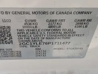 Chevrolet Silverado 2500HD 2023 4x4 Work Truck 4dr Crew Cab SB