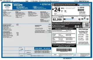 Ford Escape 2013 AWD SEL 4dr SUV