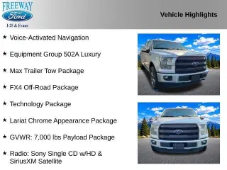 Ford F-150 2016 4x4 Limited 4dr SuperCrew 5.5 ft. SB