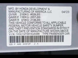 Honda Accord Hybrid 2023 Sport 4dr Sedan