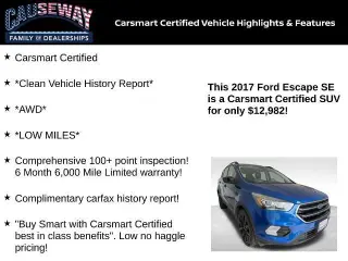 Ford Escape 2017 AWD SE 4dr SUV