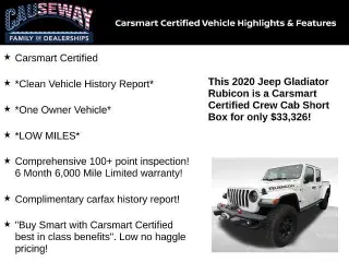 Jeep Gladiator 2020 4x4 Launch Edition 4dr Crew Cab 5.0 ft. SB
