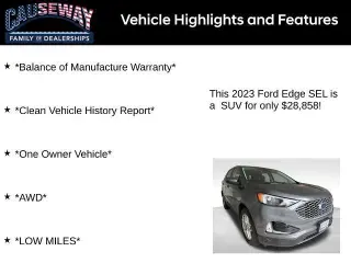 Ford Edge 2023 AWD SEL 4dr Crossover