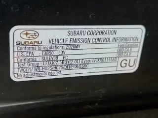 Subaru Impreza 2020 AWD Premium 4dr Sedan