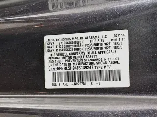Honda Odyssey 2014 Touring 4dr Mini-Van