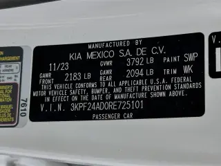 Kia Forte 2024 LX 4dr Sedan