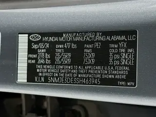 Hyundai TUCSON 2025 Limited 4dr SUV