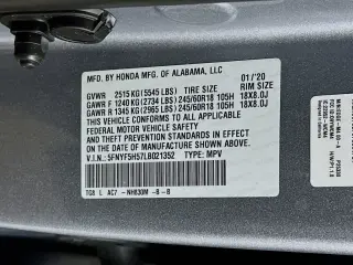 Honda Pilot 2020 EX-L 4dr SUV