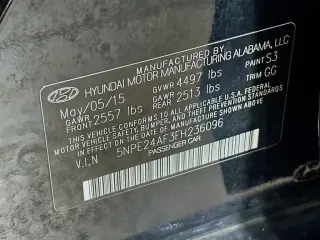 Hyundai SONATA 2015 SE 4dr Sedan