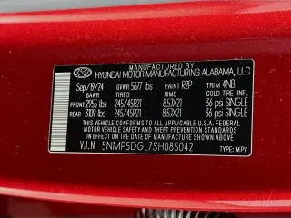 Hyundai SANTA FE 2025 AWD Calligraphy 4dr SUV
