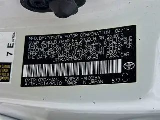 Toyota Prius Prime 2019 Plus 4dr Hatchback