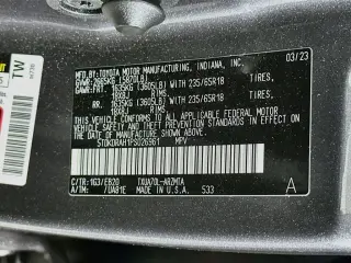 Toyota Highlander 2023 L 4dr SUV