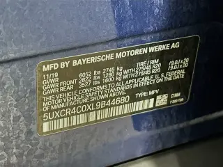 BMW X5 2020 sDrive40i 4dr Sports Activity Vehicle