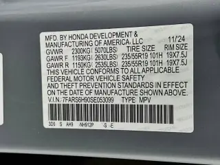 Honda CR-V Hybrid 2025 AWD Sport Touring 4dr SUV