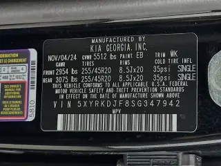 Kia Sorento 2025 AWD X-Line SX Prestige 4dr SUV