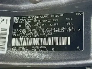 Toyota Highlander Hybrid 2021 AWD XLE 4dr SUV