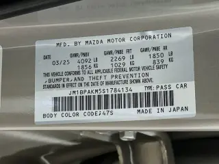 Mazda Mazda3 Hatchback 2025 2.5 S Select Sport 4dr Hatchback