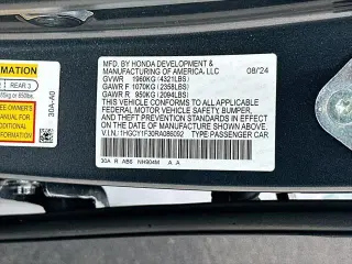 Honda Accord 2024 EX 4dr Sedan