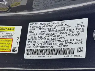 Honda CR-V 2026 EX 4dr SUV