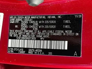 Toyota Highlander 2021 AWD Platinum 4dr SUV