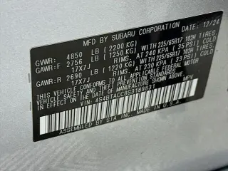 Subaru Outback 2025 AWD Premium 4dr Crossover