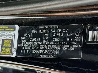 Kia K4 2025 GT-Line Turbo 4dr Sedan