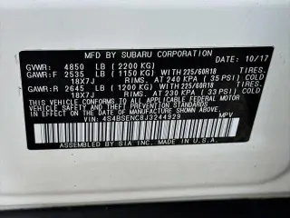Subaru Outback 2018 AWD 3.6R Limited 4dr Wagon