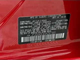 Subaru Crosstrek 2025 AWD Premium 4dr Crossover