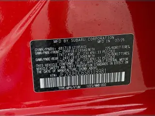 Subaru Crosstrek 2025 AWD Premium 4dr Crossover